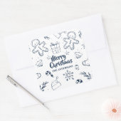 Personalisiertes reizendes quadratischer aufkleber