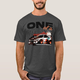 Personalisiertes Rennwagen mit einer Explosion der T-Shirt