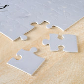 Personalisiertes Rentier-Foto Puzzle (Seite)