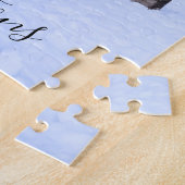 Personalisiertes Rentier-Foto Puzzle (Seite)