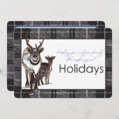 Personalisiertes Rentier Weihnachten Urlaub Magisc (Vorne/Hinten)