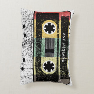 Personalisiertes Retro-80er-Kassetten-Mix-Tape Dekokissen