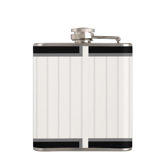 Personalisiertes Retro-Baseball-Player-Team Flachmann (Rückseite)