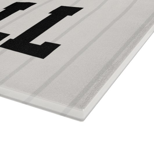 Personalisiertes Retro-Baseball-Player-Team Schneidebrett (Ecke)