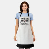 Personalisiertes Retro-Baseball-Player-Team Schürze (Getragen)
