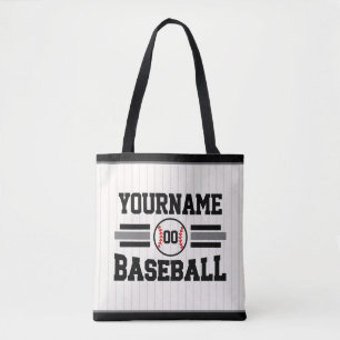 Personalisiertes Retro-Baseball-Player-Team Tasche