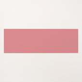 Personalisiertes Retro-Boho Prüfmuster rosa Yogamatte (Rückseite (Horizontal))