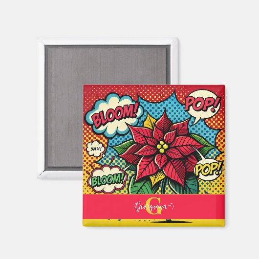 Personalisiertes Retro-Comic Pop Pinakothek Züst Magnet (Vorderseite/Rückseite)