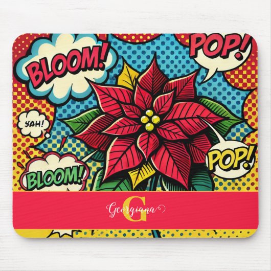 Personalisiertes Retro-Comic Pop Pinakothek Züst Mousepad (Vorne)