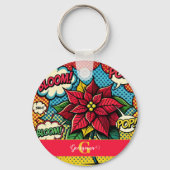 Personalisiertes Retro-Comic Pop Pinakothek Züst Schlüsselanhänger (Rückseite)