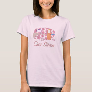 Personalisiertes Retro-Design-Wohnwagen-Besitzer T T-Shirt