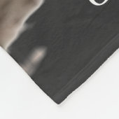 personalisiertes Retro-florales GeisterHalloween Fleecedecke (Ecke)