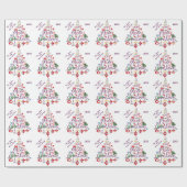 Personalisiertes Retro Geschenkpapier (Flach)