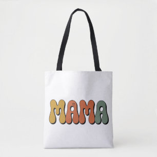 Personalisiertes Retro-Groovy-Mama-Muttertags- Tasche
