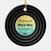 Personalisiertes Retro Keramikornament (Vorne)