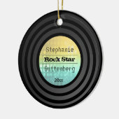 Personalisiertes Retro Keramikornament (Links)