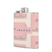 Personalisiertes Retro-Pastell-Kassettenband Vinta Flachmann (Links)