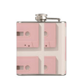Personalisiertes Retro-Pastell-Kassettenband Vinta Flachmann (Rückseite)