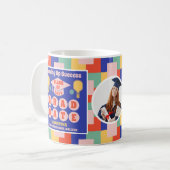 Personalisiertes Retro Pickleball Abschluss Foto Kaffeetasse (Vorderseite Links)