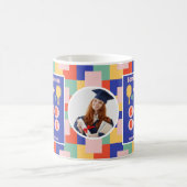 Personalisiertes Retro Pickleball Abschluss Foto Kaffeetasse (Mittel)