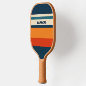 Personalisiertes Retro Pickleball Schläger (Links)