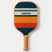 Personalisiertes Retro Pickleball Schläger (Rückseite)