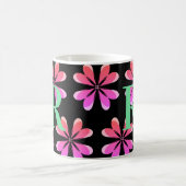 Personalisiertes Retro-Retro-Schwarz Kaffeetasse (Mittel)