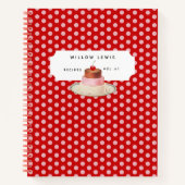 Personalisiertes Retro Rezept Kochbuch Notizblock (Vorderseite)