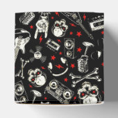 Personalisiertes Retro-Schwermetall-Muster Geschenkschachtel (Oben)