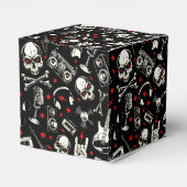 Personalisiertes Retro-Schwermetall-Muster Geschenkschachtel (Rückseite)