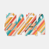 Personalisiertes Retro Strip-Gesichtsfeld | Bunt Geschenkschachtel (Ungefaltet)