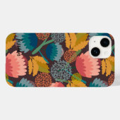 Personalisiertes Retro, Vintage Blume Case-Mate iPhone Hülle (Rückseite (Horizontal))