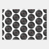 Personalisiertes Retro Vinyl Record Wrapping Paper Geschenkpapier Set (Vorderseite 2)