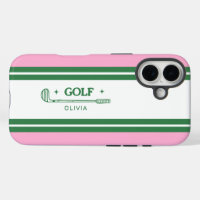 Personalisiertes Retrogeschenk in Rosa und Grün ge