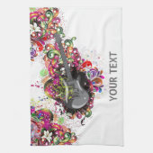 Personalisiertes Retromusikhandtuch Küchentuch (Vertikal)