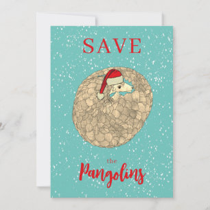 Personalisiertes Rette den Pangolin Weihnachten