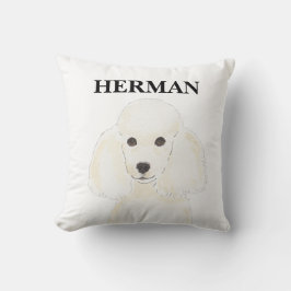 Personalisiertes reversibles weißes Pulver Kissen