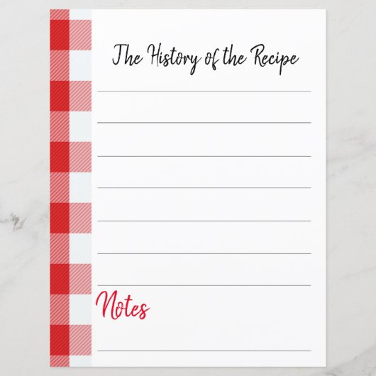 Personalisiertes Rezept (Rückseite)