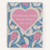 Personalisiertes Rezept aus der Mitte des Jahrhund Notizblock (Vorderseite)