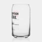 Personalisiertes Rezept Getränk Dosenglas (Links)