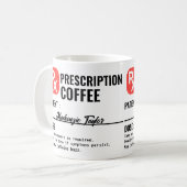Personalisiertes Rezept Getränk Kaffeetasse (Vorderseite Links)