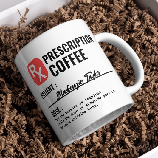 Personalisiertes Rezept Getränk Kaffeetasse