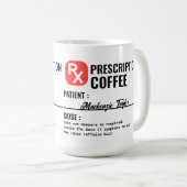 Personalisiertes Rezept Getränk Kaffeetasse (VorderseiteRechts)