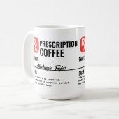 Personalisiertes Rezept Getränk Kaffeetasse (Vorderseite Links)
