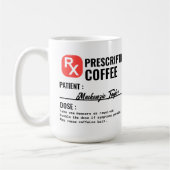 Personalisiertes Rezept Getränk Kaffeetasse (Links)