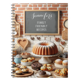 Personalisiertes Rezept Kochbuch Notizblock