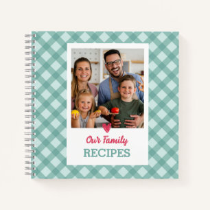 Personalisiertes Rezept-Notebook (Foto hinzufügen) Notizblock