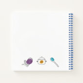 Personalisiertes Rezept-Notebook (Foto hinzufügen) Notizblock (Rückseite)