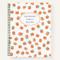 Personalisiertes Rezept-Notebook mit modernem Peac