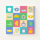 Personalisiertes Rezept-Notebook Notizblock (Rückseite)